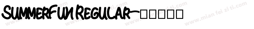 SummerFun Regular字体转换